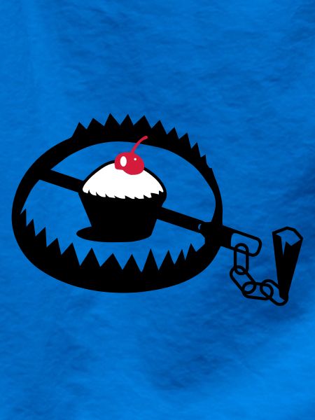 iron with cupcake