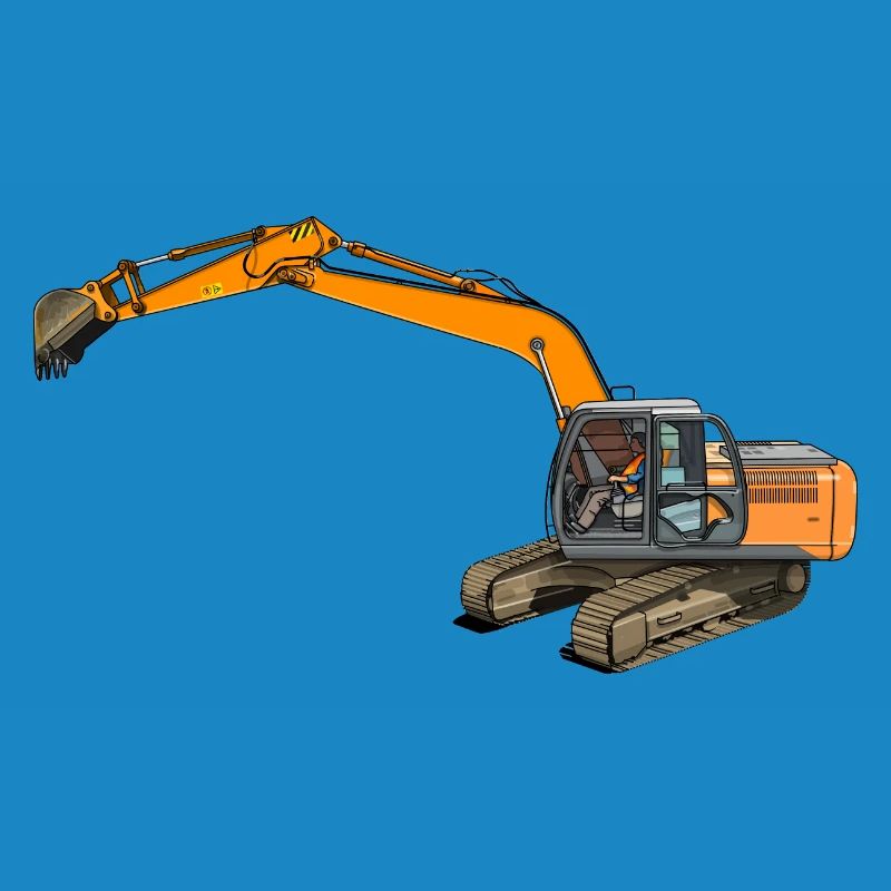 Löffelbagger greift ein