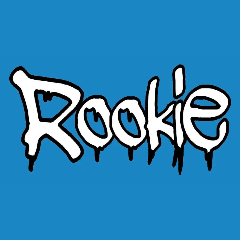 Conception de texte de recrue de style graffiti