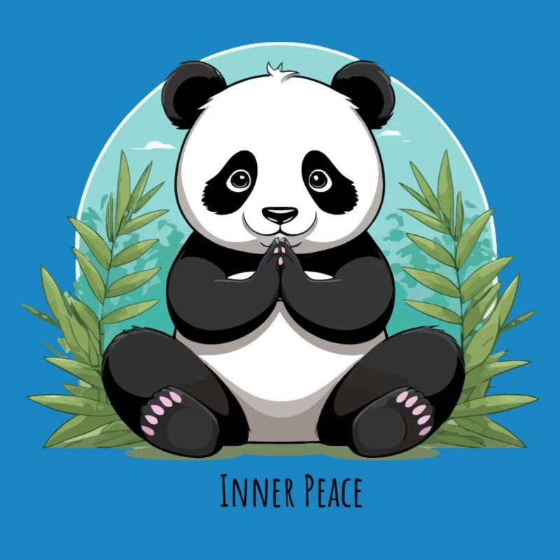 Inner Peace – Meditating Panda