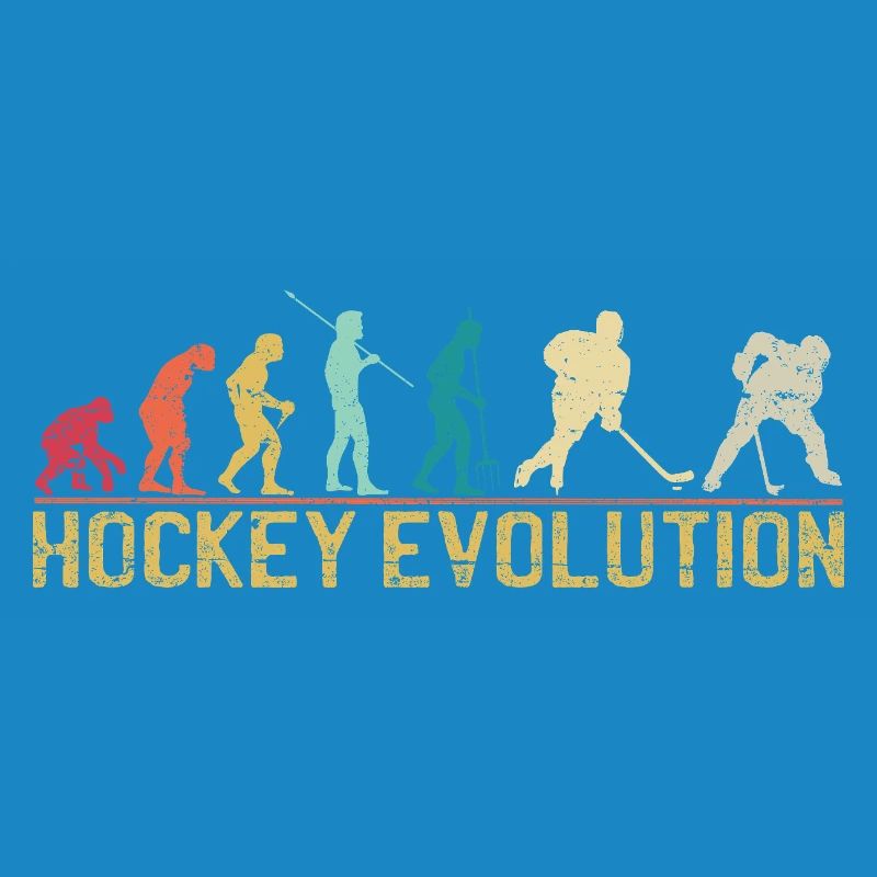 Conception de la silhouette Hockey Evolution