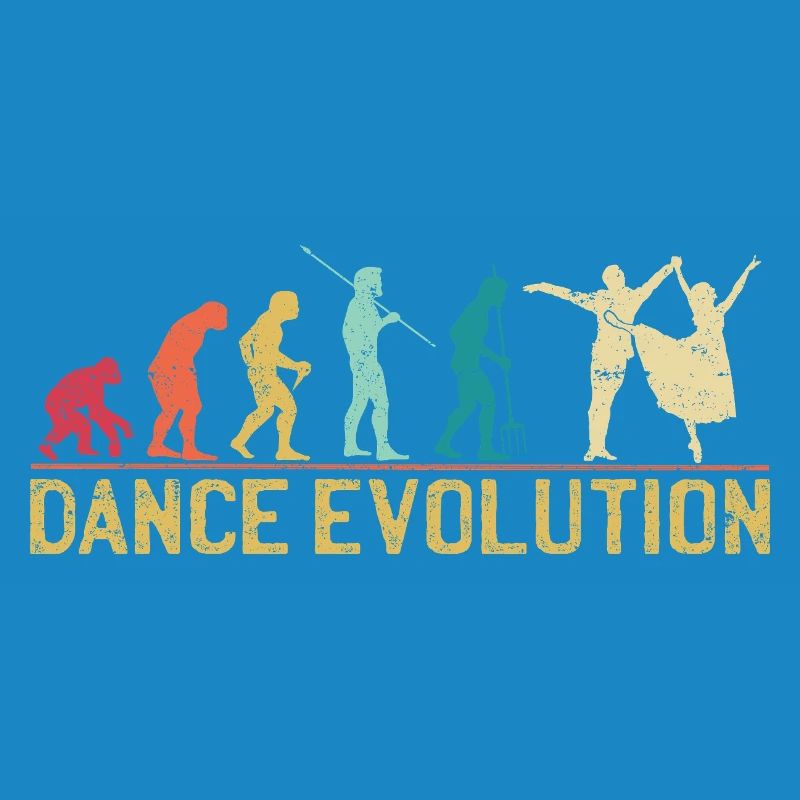 Conception de silhouette d'évolution de la danse