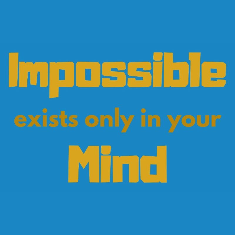 Impossible Mindset Typography