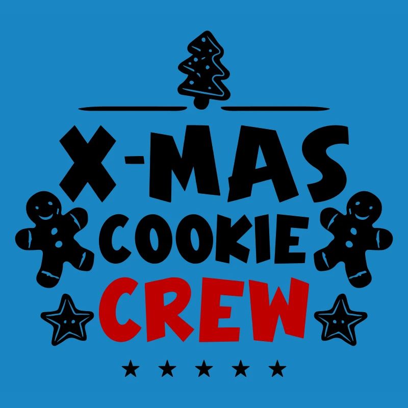Équipe de cuisson des biscuits de Noël