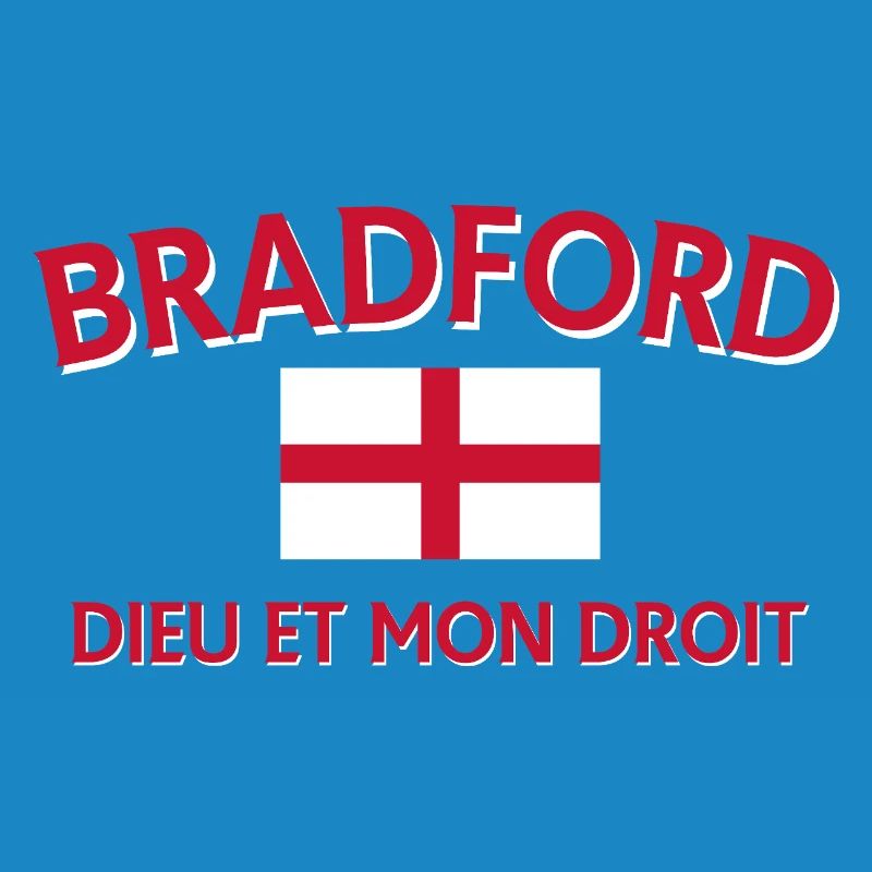Drapeau de Bradford avec devise