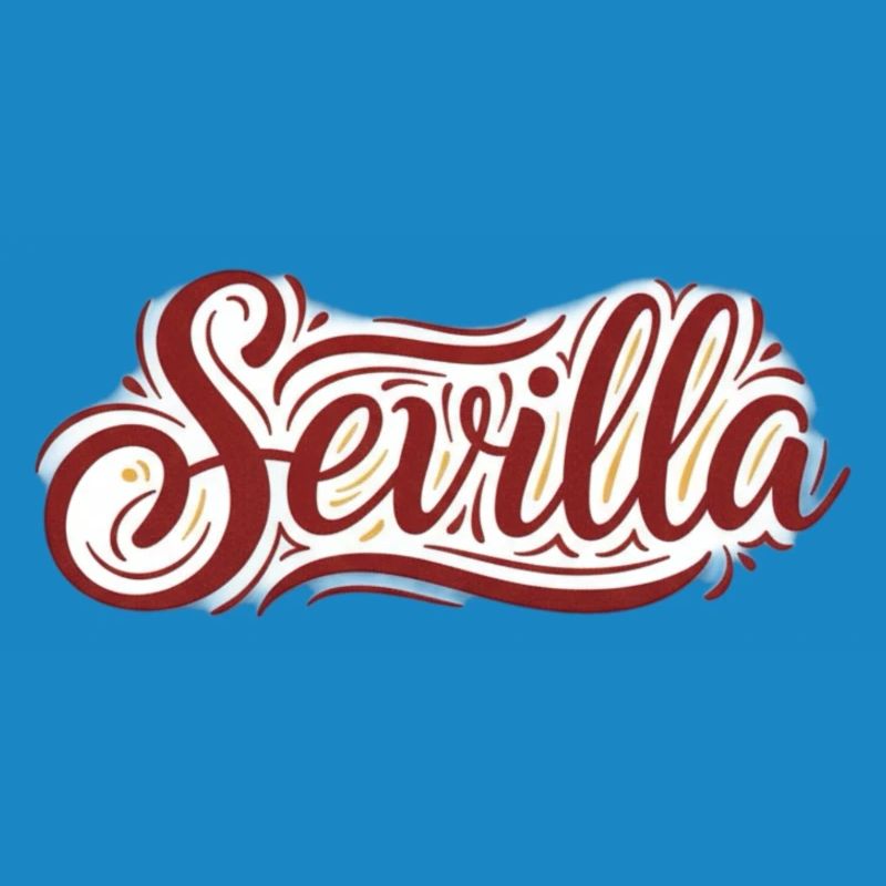 Sevilla Vintage Script Tee