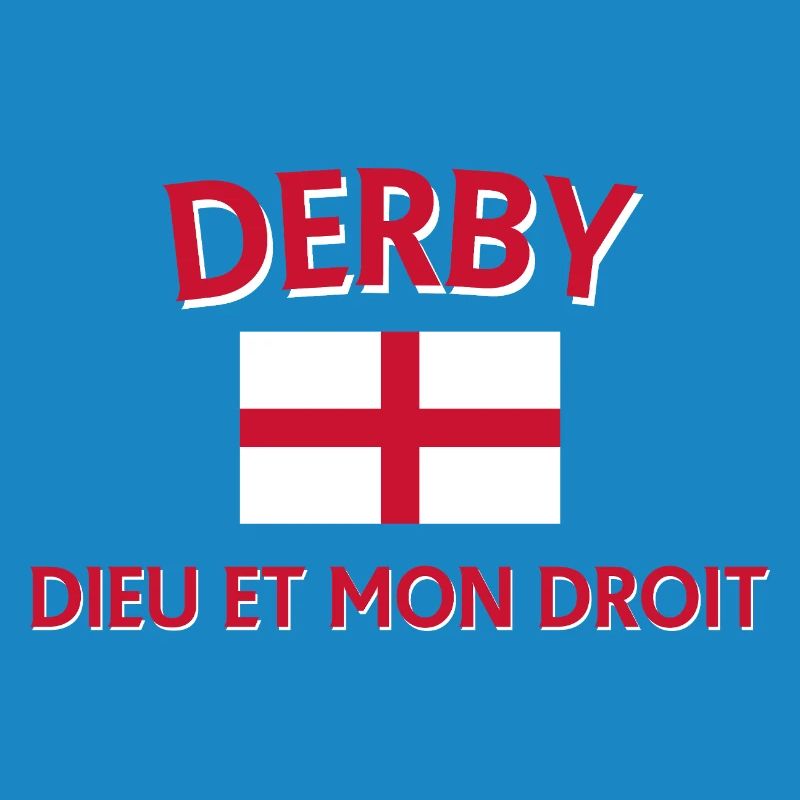 Conception du drapeau de l’Angleterre Derby