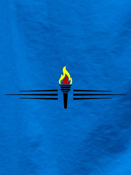 Fackel Symbol Linie
