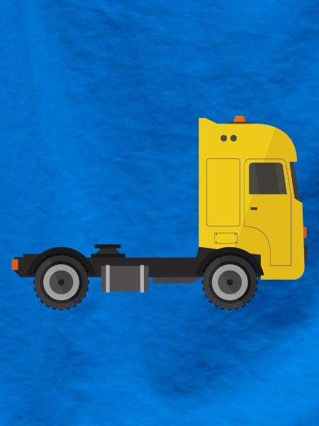 Sattelzug-Lastwagen