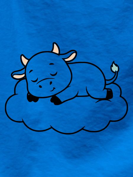 Sleeping Cow Cloud Dream Baby