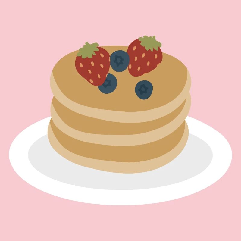 Berry Pancake Stack Artwork