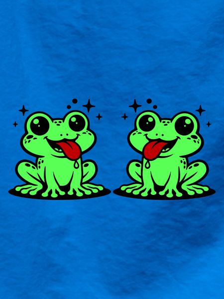 Kröte paar Frosch