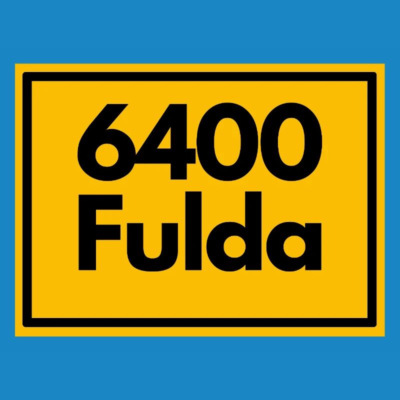 OLD POSTCODE POSTCODE RETRO 6400 FULDA - HESSEN