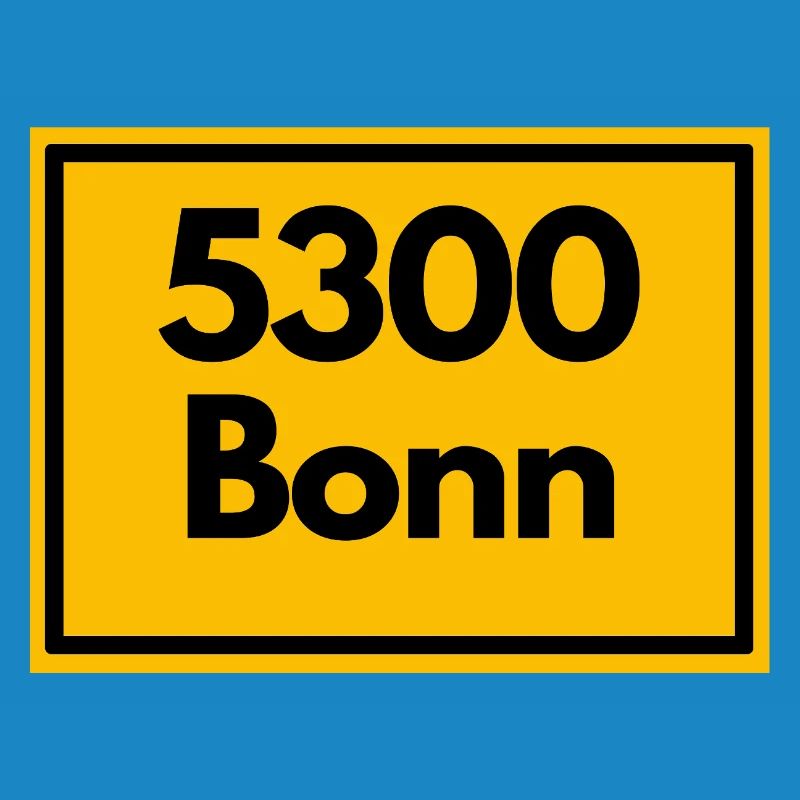 OLD POSTCODE POSTCODE RETRO 5300 BONN - RHEIN SIEG