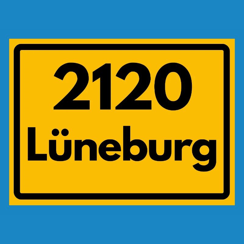 OLD POSTCODE POSTCODE RETRO 2120 LÜNEBURG - HANSE