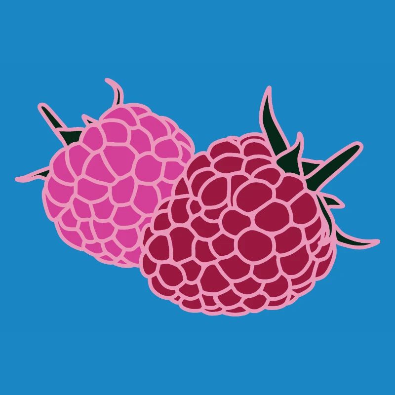 Raspberry Duo Pop Art