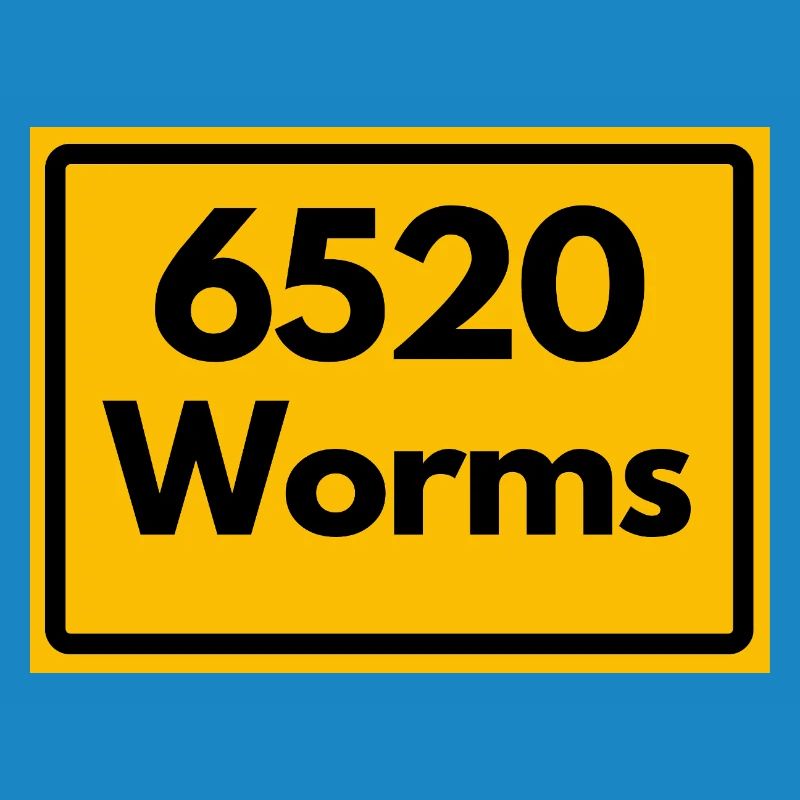 ANCIEN CODE POSTAL RETRO 6520 WORMS