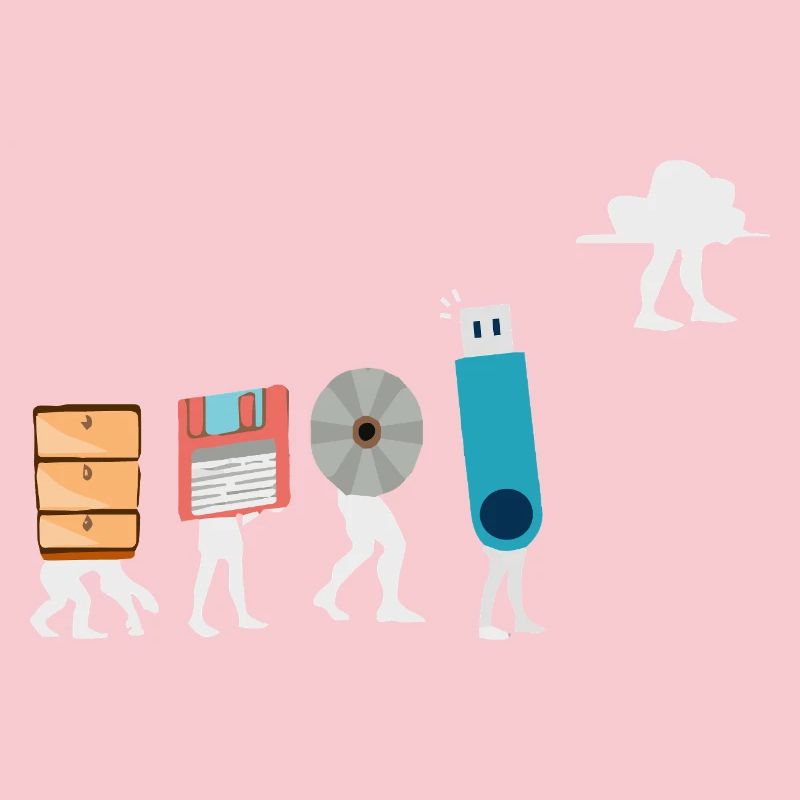 Cloud-Computing-Lustige Programmierer-Daten-KI-Software