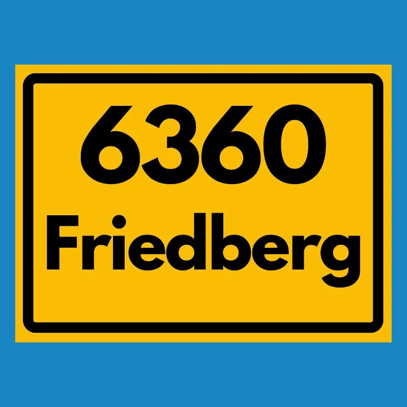 ANCIEN CODE POSTAL RÉTRO 6360 FRIEDBERG HEIMAT