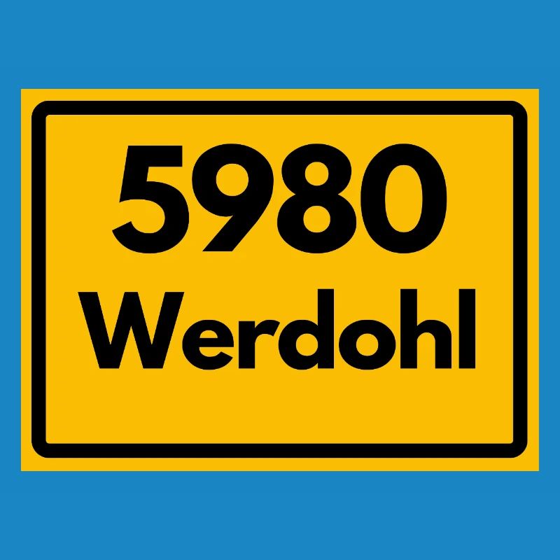 ANCIEN CODE POSTAL RÉTRO 5980 WERDOHL HEIMAT