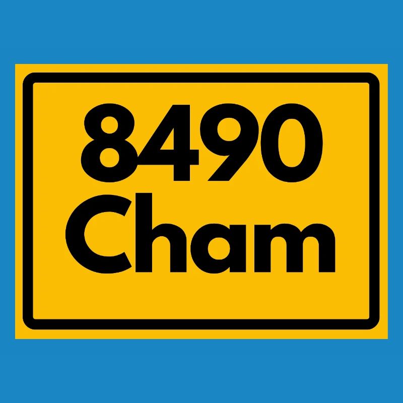 OLD POSTCODE POSTCODE RETRO 8490 CHAM HEIMATSTOLZ