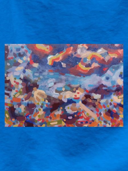 Bunte Mosaikabstraktion