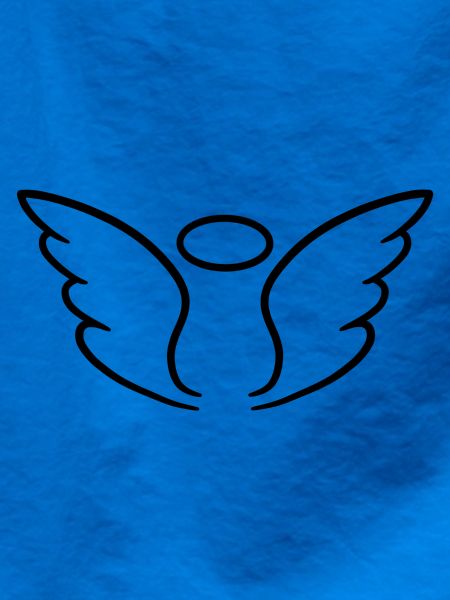 angel wings black