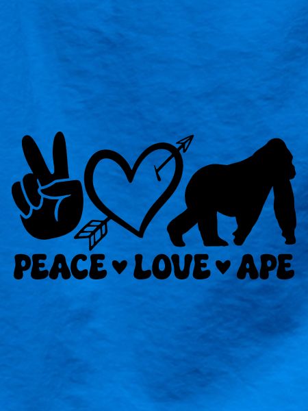 Peace Love Ape