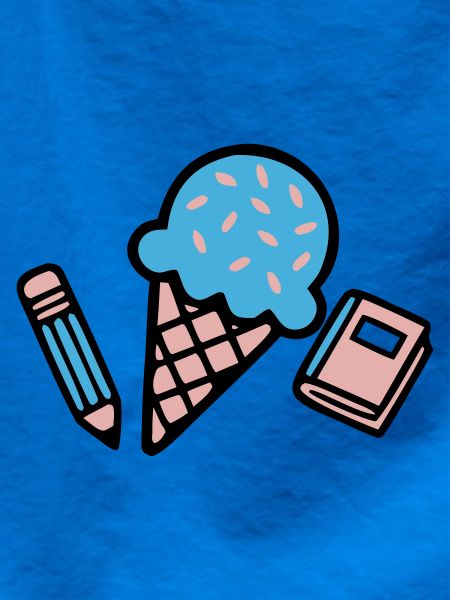Eiscreme Buch Stift Icon