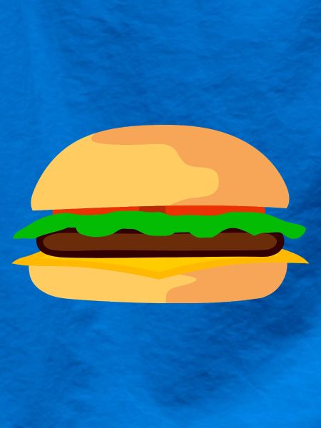 Hamburger Pop-Art Illustration