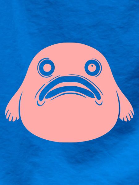 Blobfisch Fisch rosa Meeresfisch Geschenk 