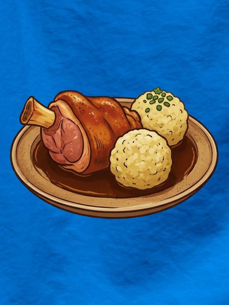 Schweinshaxe im Bratensud