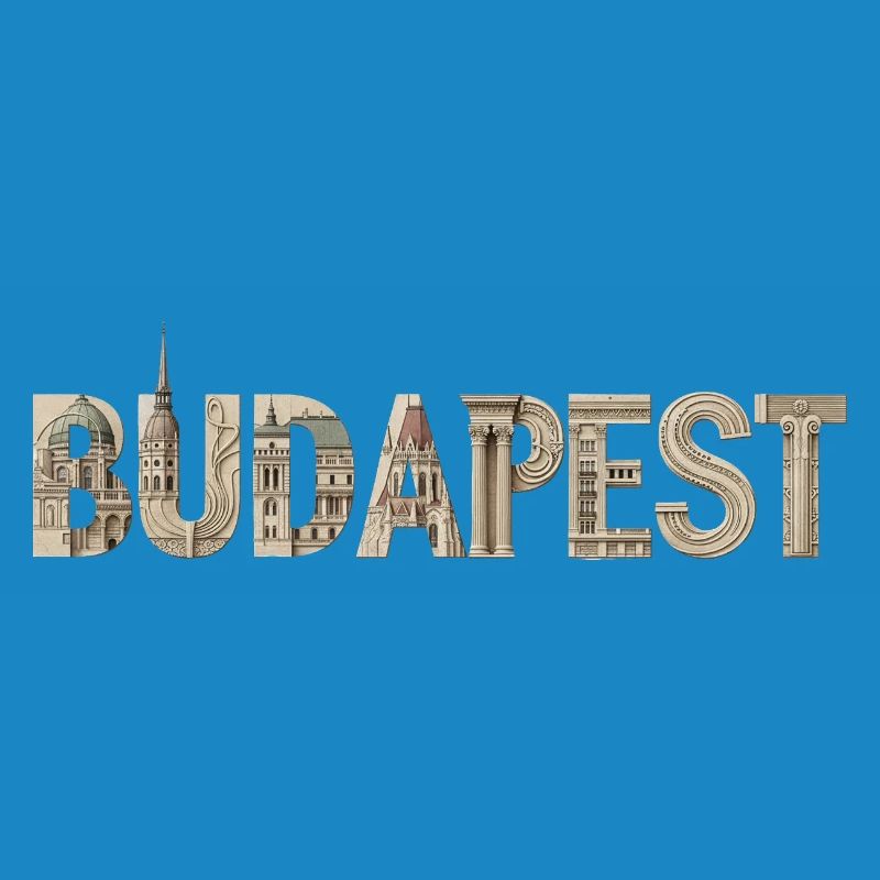 BUDAPEST – Conception typographique architecturale