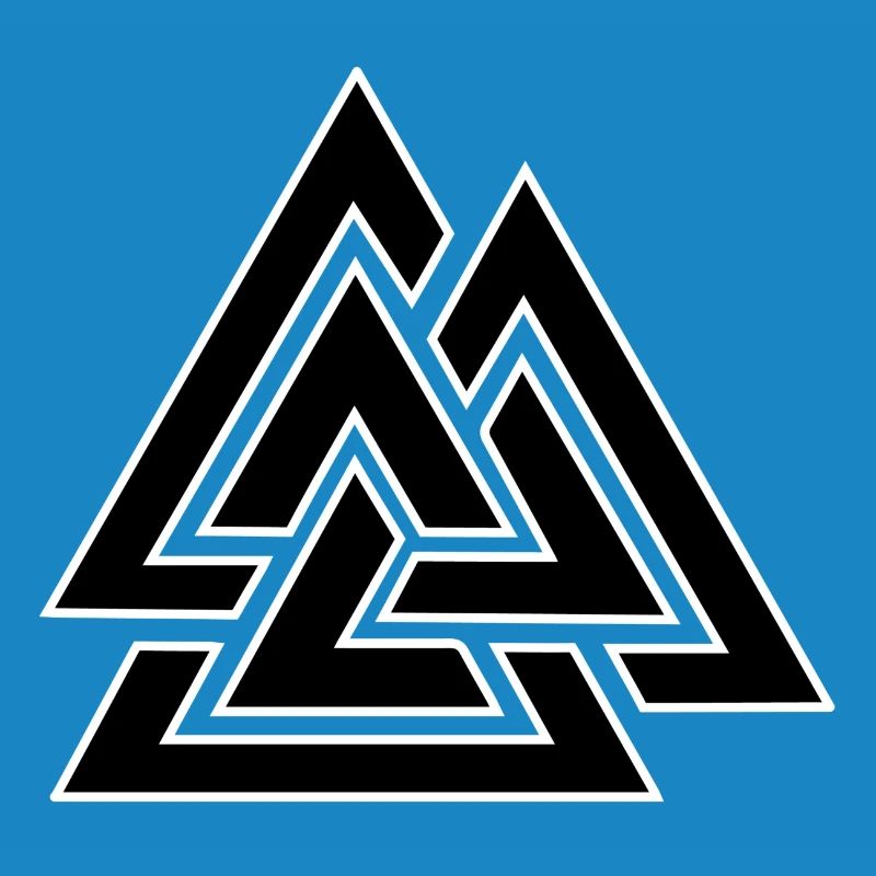 Motif triangulaire entrelacé