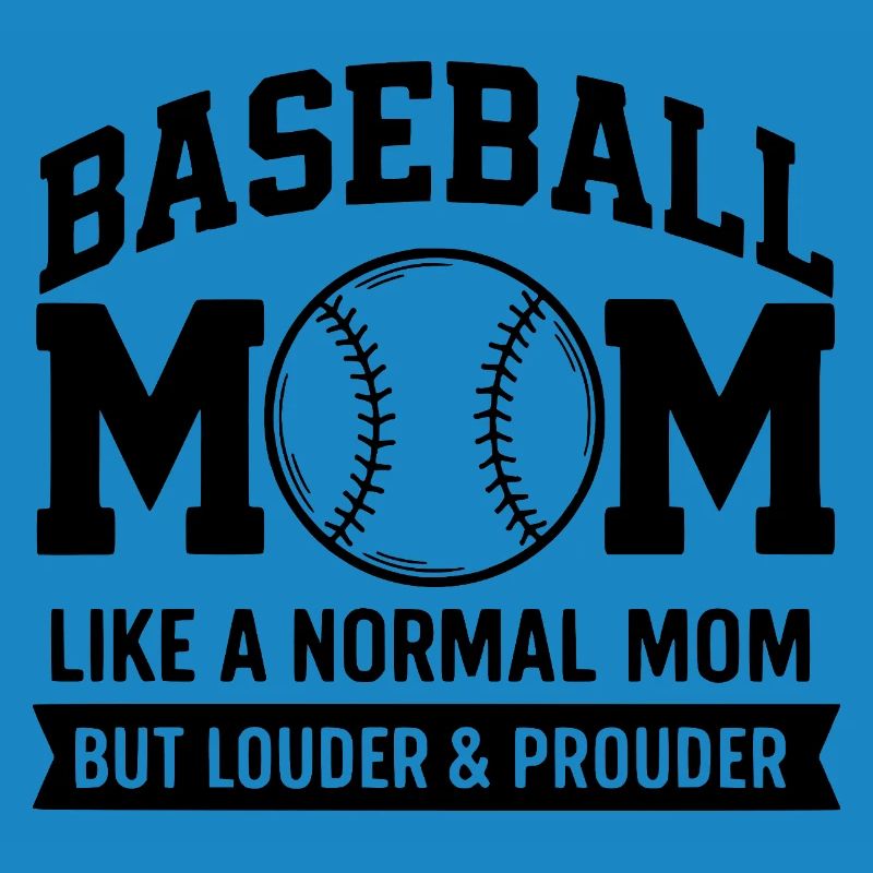 Stolze Baseball-Mutter Zitat Baseball-Mutter