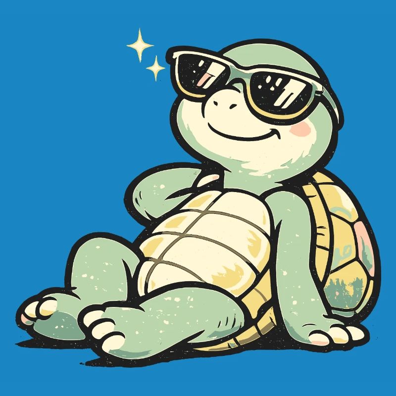 Sun turtle with style