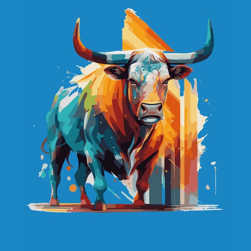 Stier, Bulle, Regenbogen