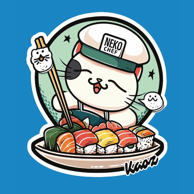 Neko Sushi Chef – Funny Cat Kitchen