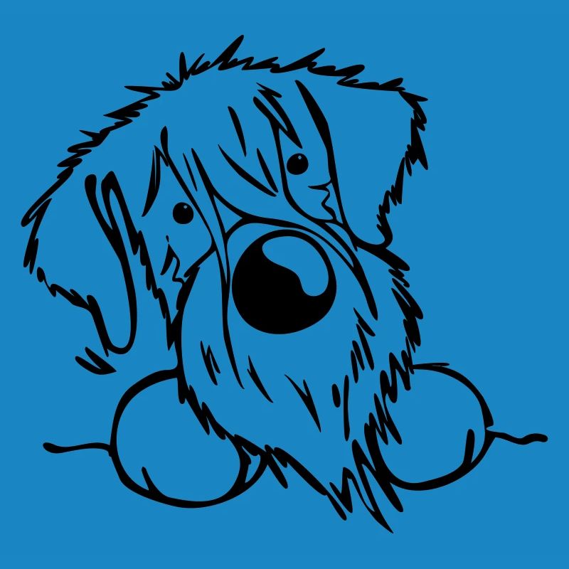 Neugieriger Schnauzer