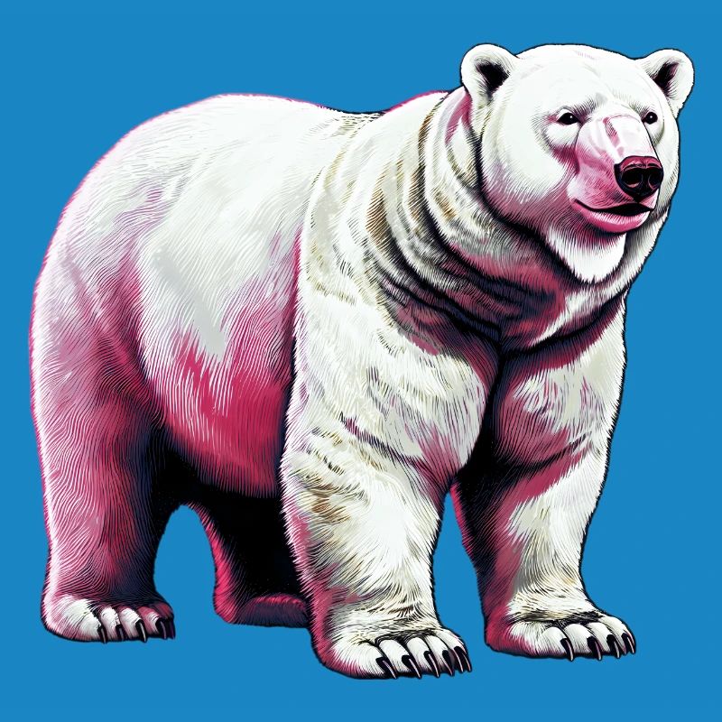 White polar bear