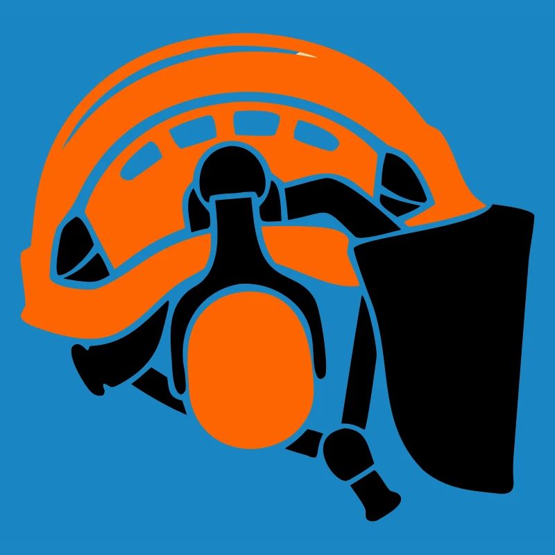Forestry helmet, tree care, forest workers, lumberjacks