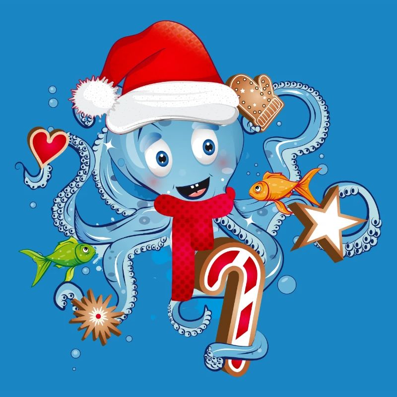 Octopus s’amuse et des biscuits pour Noël