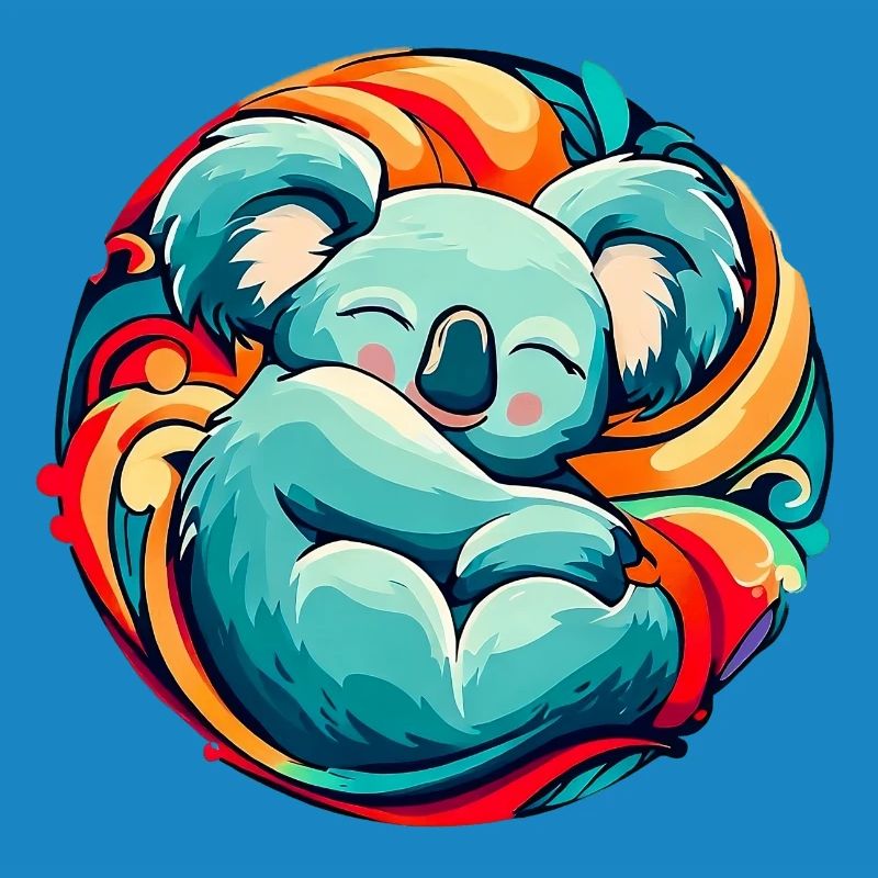Koala sleeps