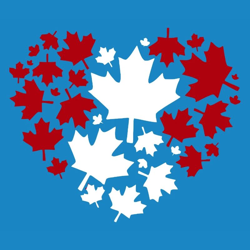 Maple Leaf Heart Pattern