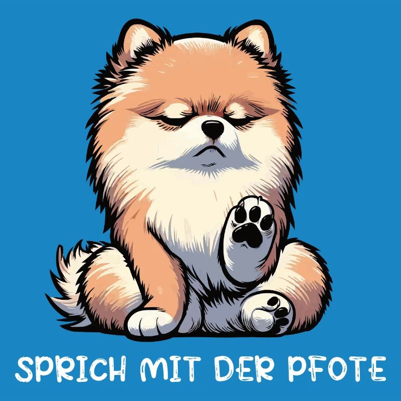 Sprich mit der Pfote Zwergspitz Zwergspitze Spitz