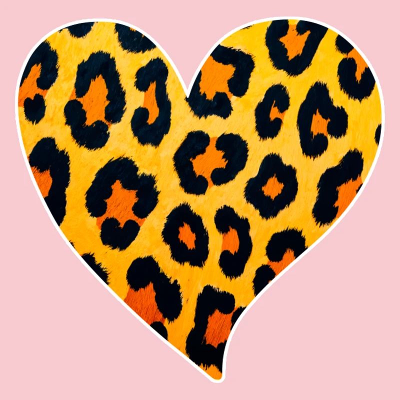 Leopard Heart Pattern: Wild Temperament