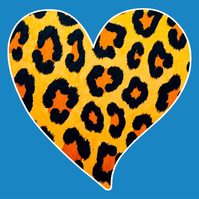 Leopard Heart Pattern: Wild Temperament
