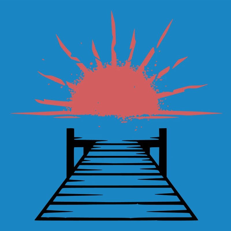 Jetty Sunset Lake