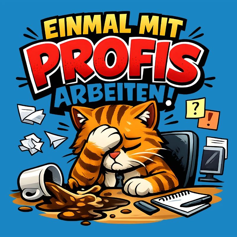 Einmal Mit Profis Arbeiten Sprüche Beruf
