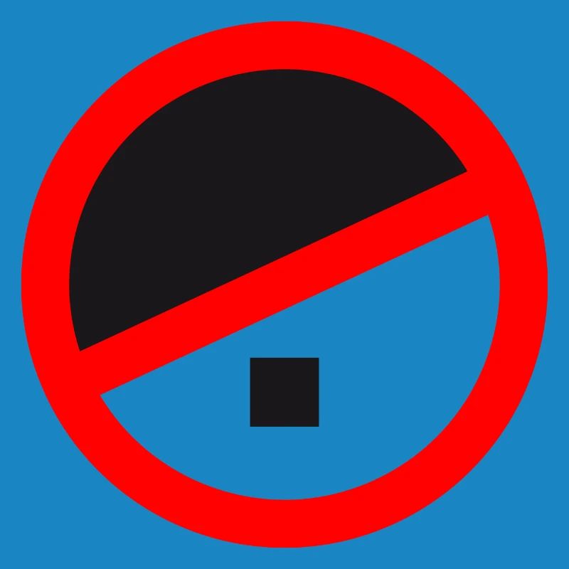 circulaire rond adolf interdit non no racism logo text d